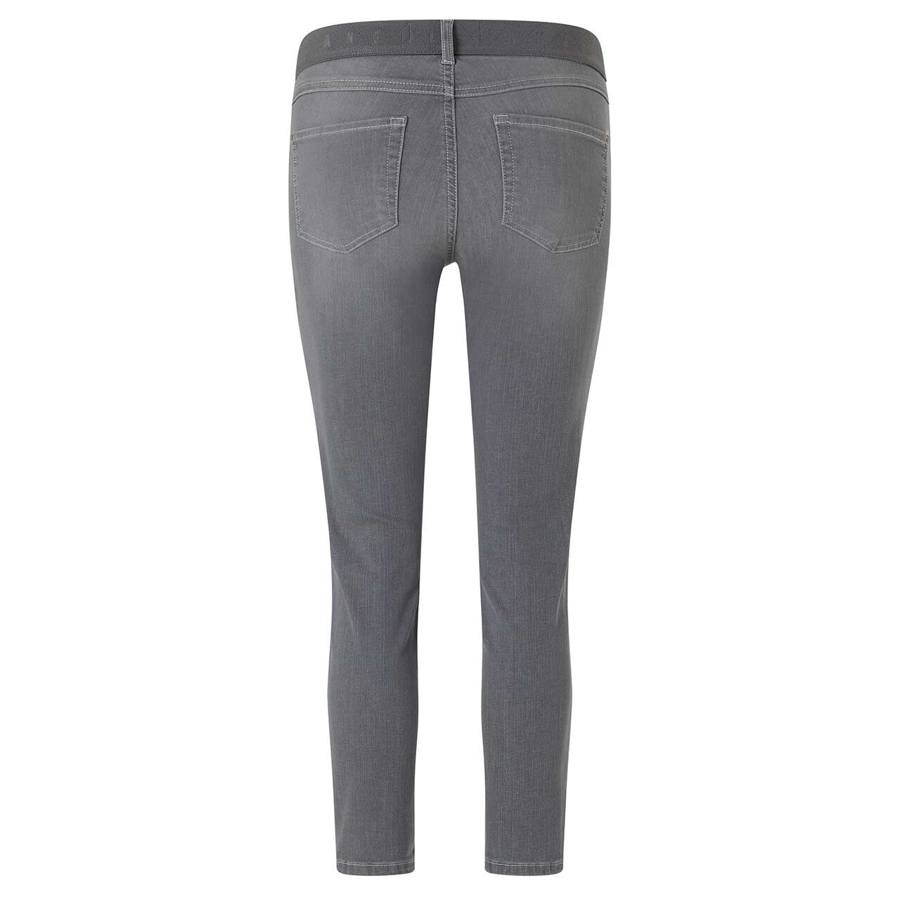 Damen 7/8 Jeans Ornella Sporty von Angels in Grau angewaschen, Rückansicht