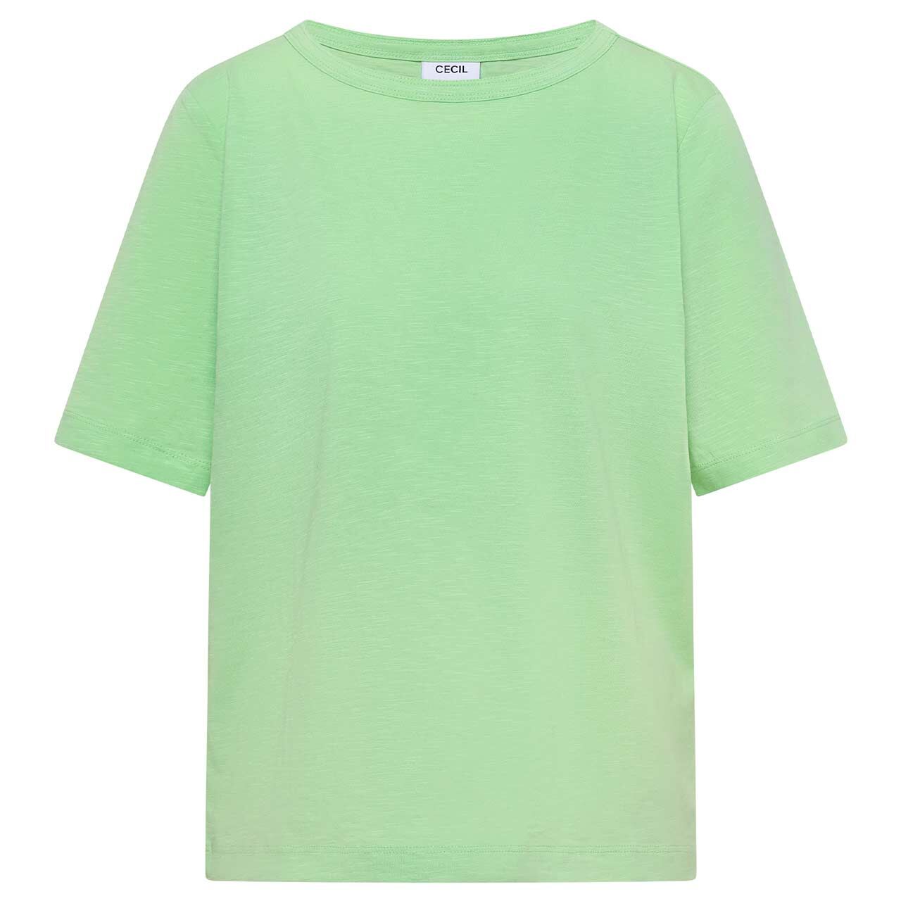 Cecil Damen T-Shirt Solid Slubyarn juicy lime