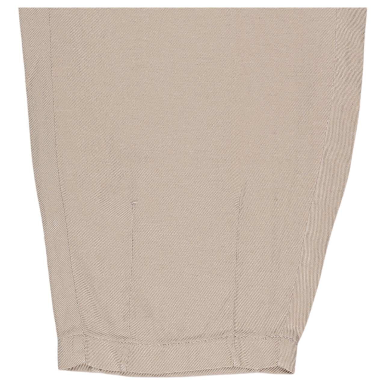 Damen 7/8 Hose Bay 2.3 von MAC in Beige, Detailansicht vom Saum