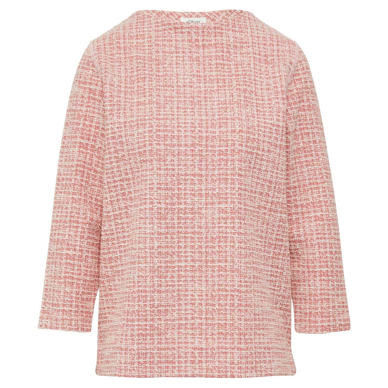 s.Oliver Damen 3/4 Arm Sweatshirt lilac pink