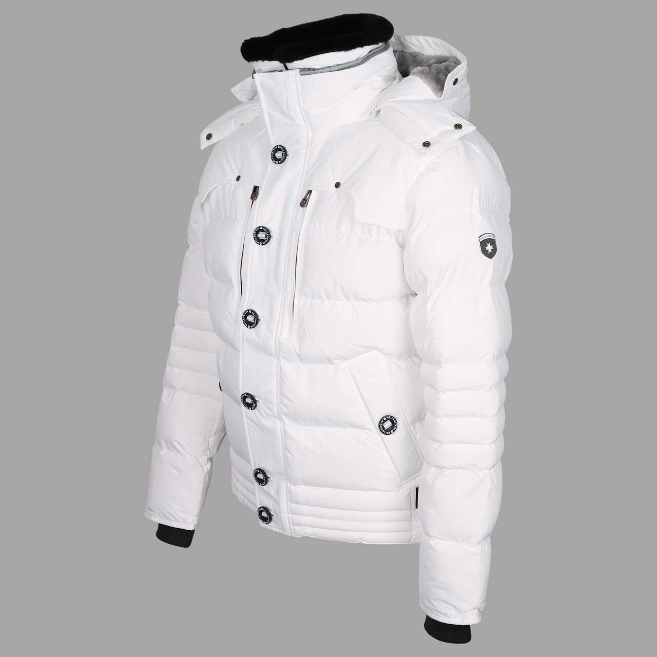 Herren Jacke Starstream von Wellensteyn in Weiß mit der Modellnummer Stad-1086, Seitenansicht