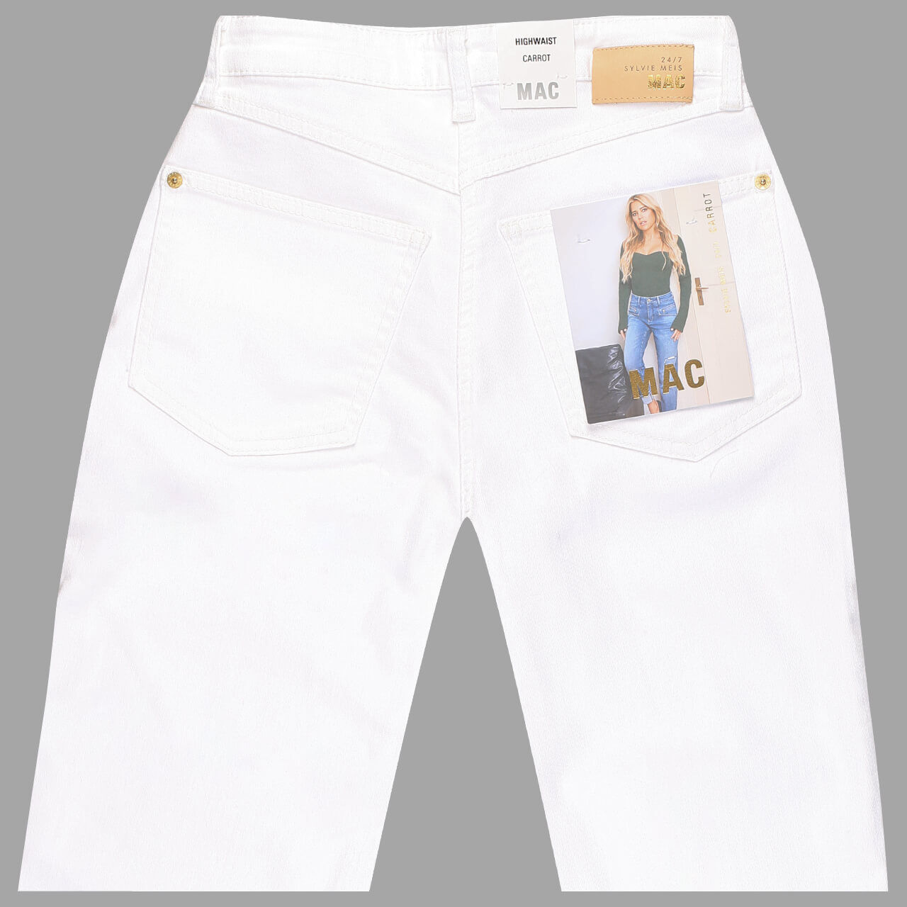 MAC Jeans Rich Carrot für Damen in Weiß, FarbNr.: D010