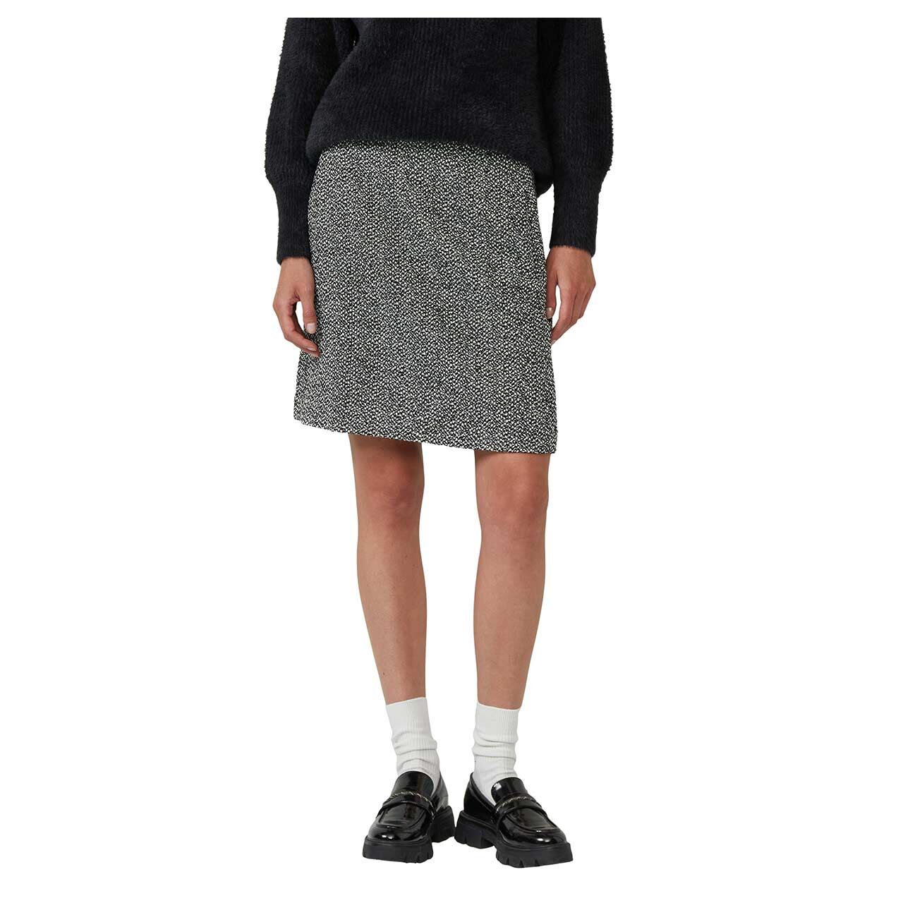 Damen Rock von s.Oliver in Schwarz-Weiß, Ganzkörperansicht