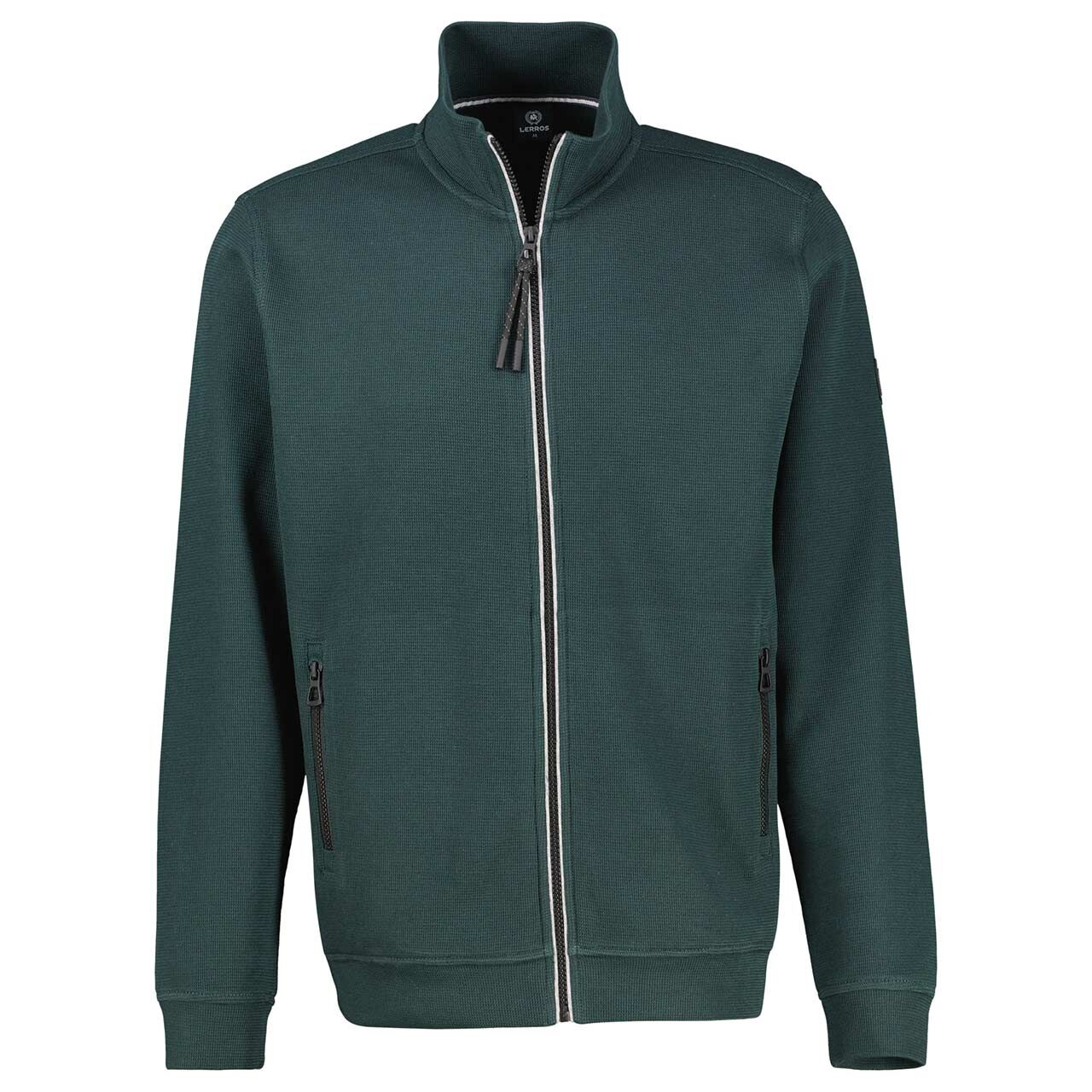 Lerros Herren Sweatjacke cedar green
