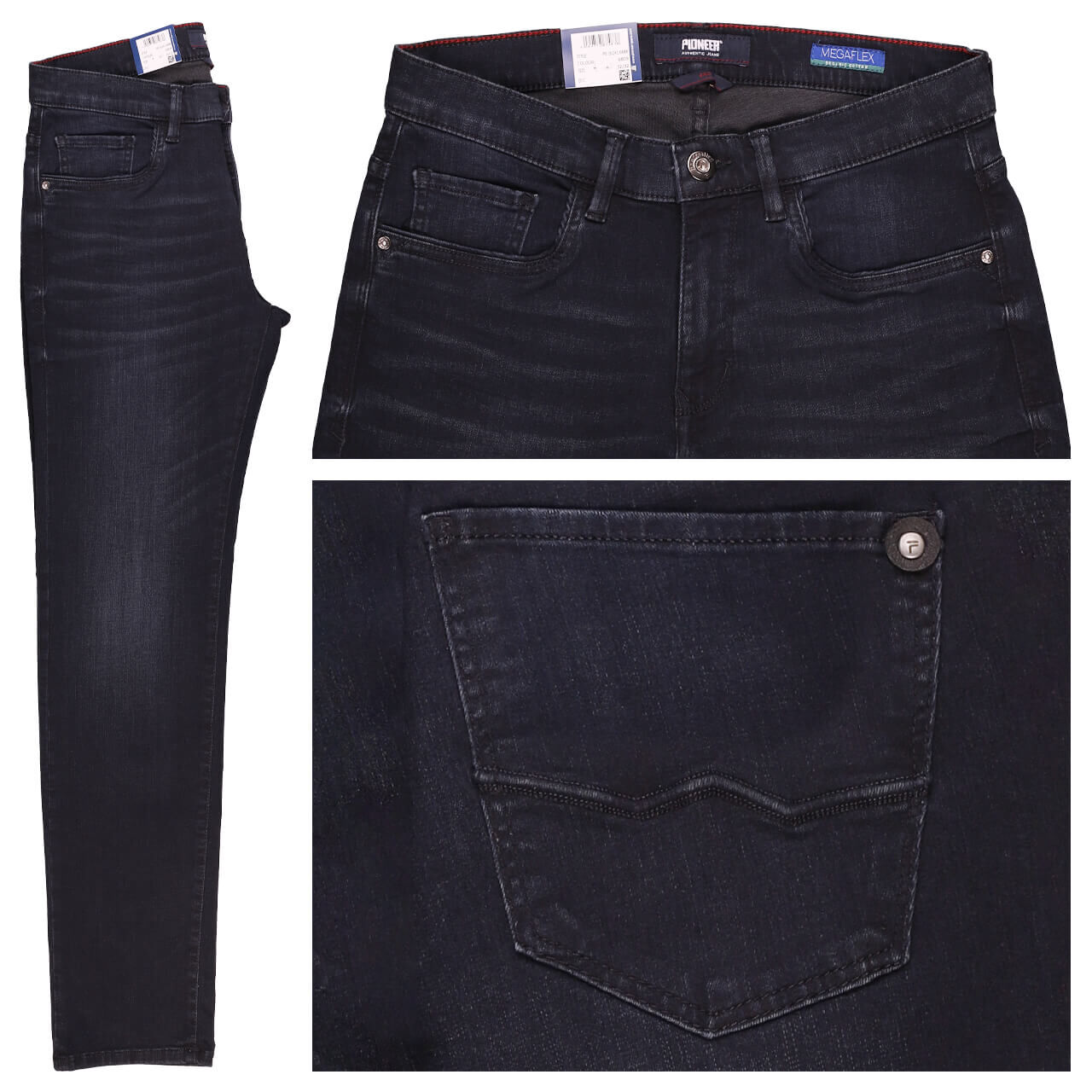 Pioneer Eric Jeans Megaflex blue black fashion