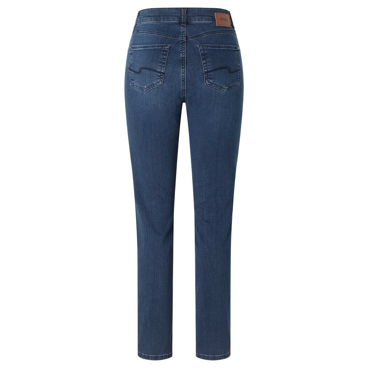 Damenjeans Cici von Angels in Blau angewaschen, Rückansicht
