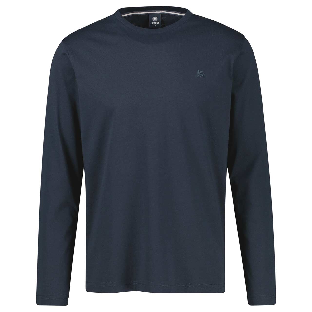 Lerros Herren Langarm Shirt classic navy blue
