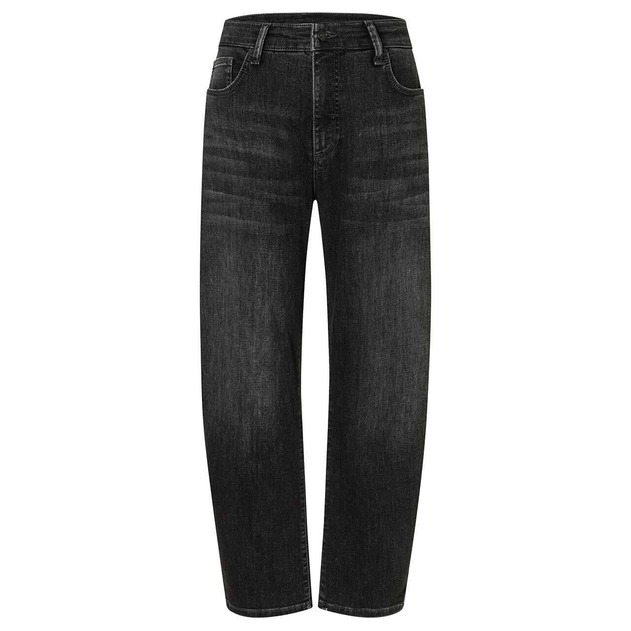 Damen Ankle Jeans Danni von MAC in Schwarz verwaschen, Vorderansicht