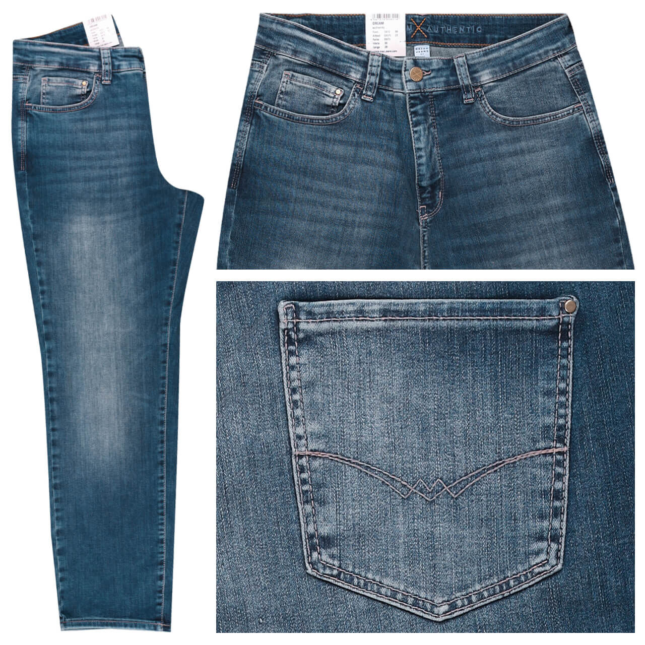 MAC Dream Jeans mid blue wash MAC Dream Jeans mid blue wash