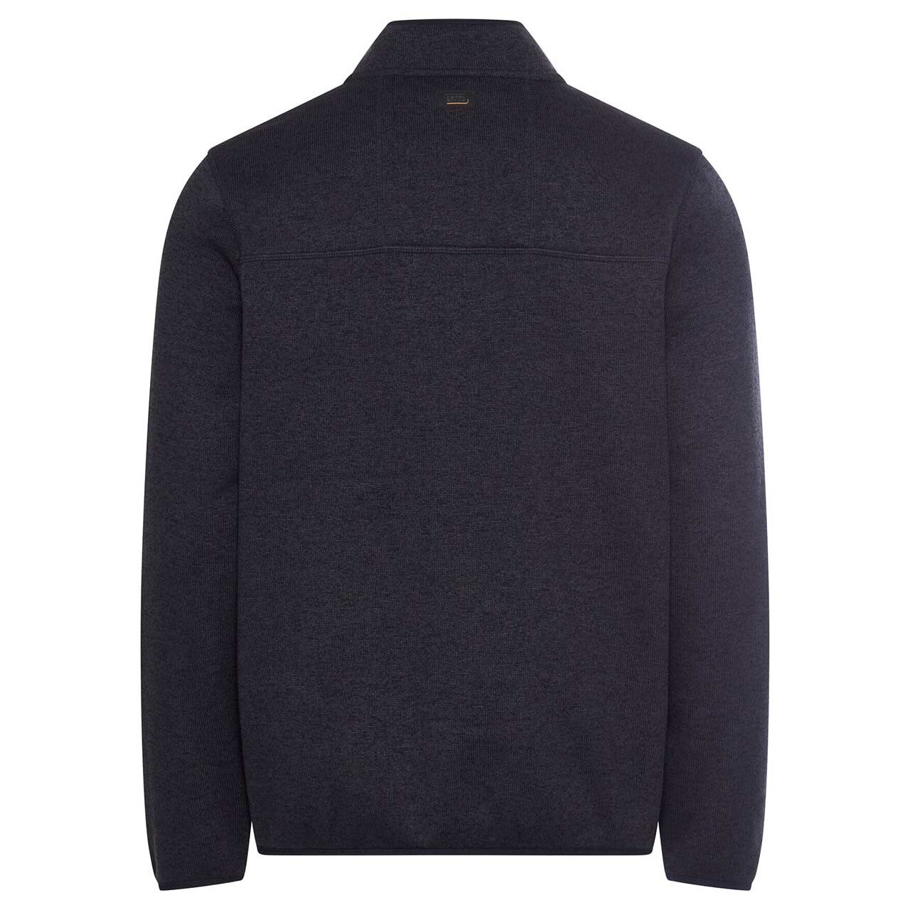 Herren Fleece Jacke von Camel active in Dunkelblau meliert, Rückansicht