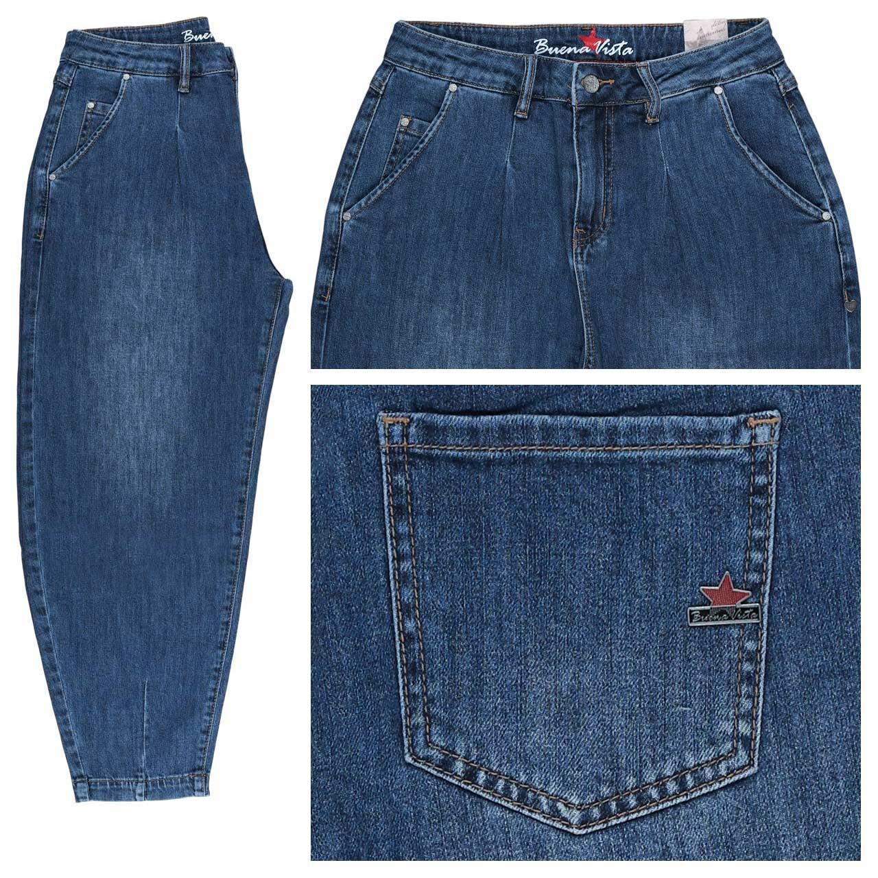 Buena Vista Ballon 7/8 Stretch Denim Jeans marine denim