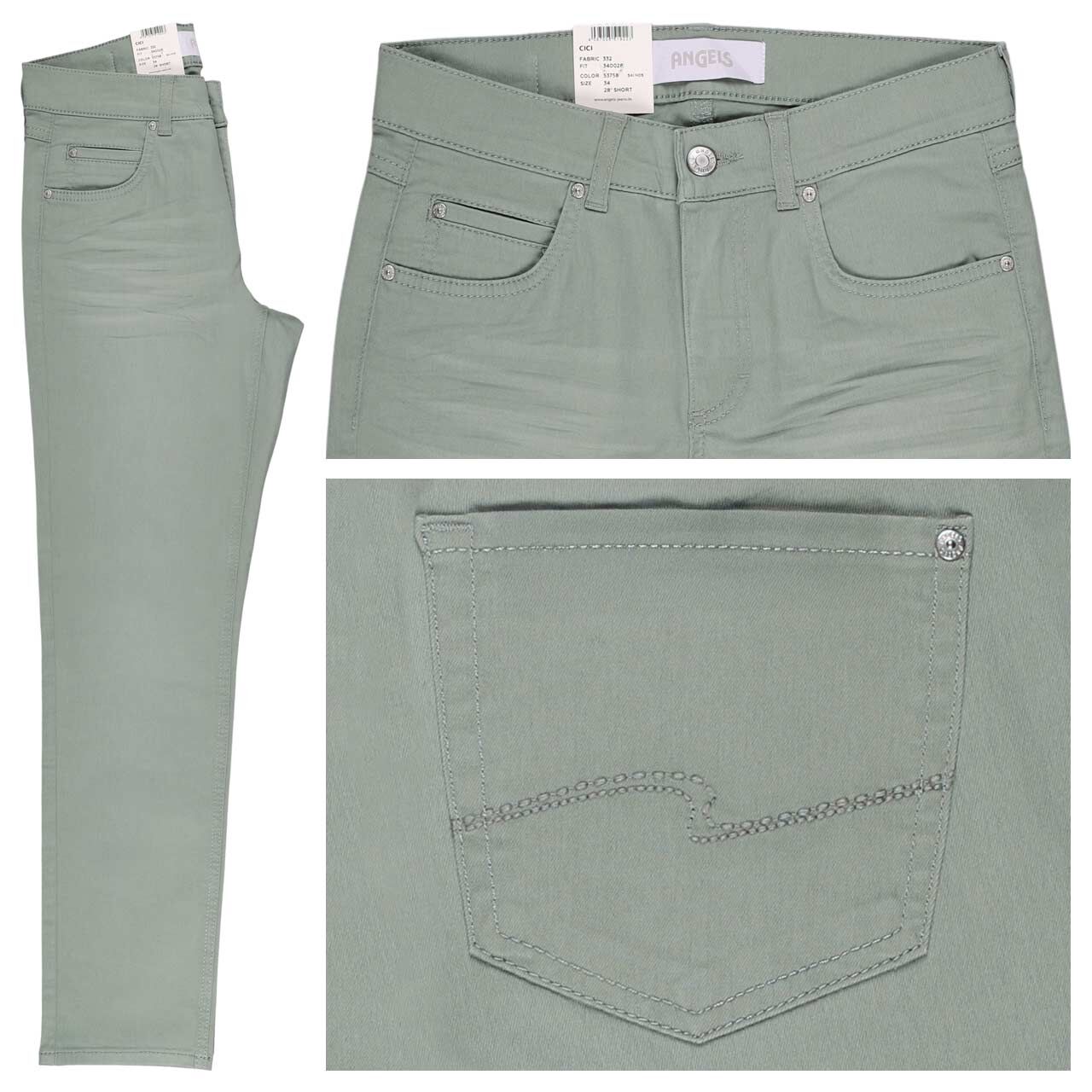 Angels Cici Jeans jade green used