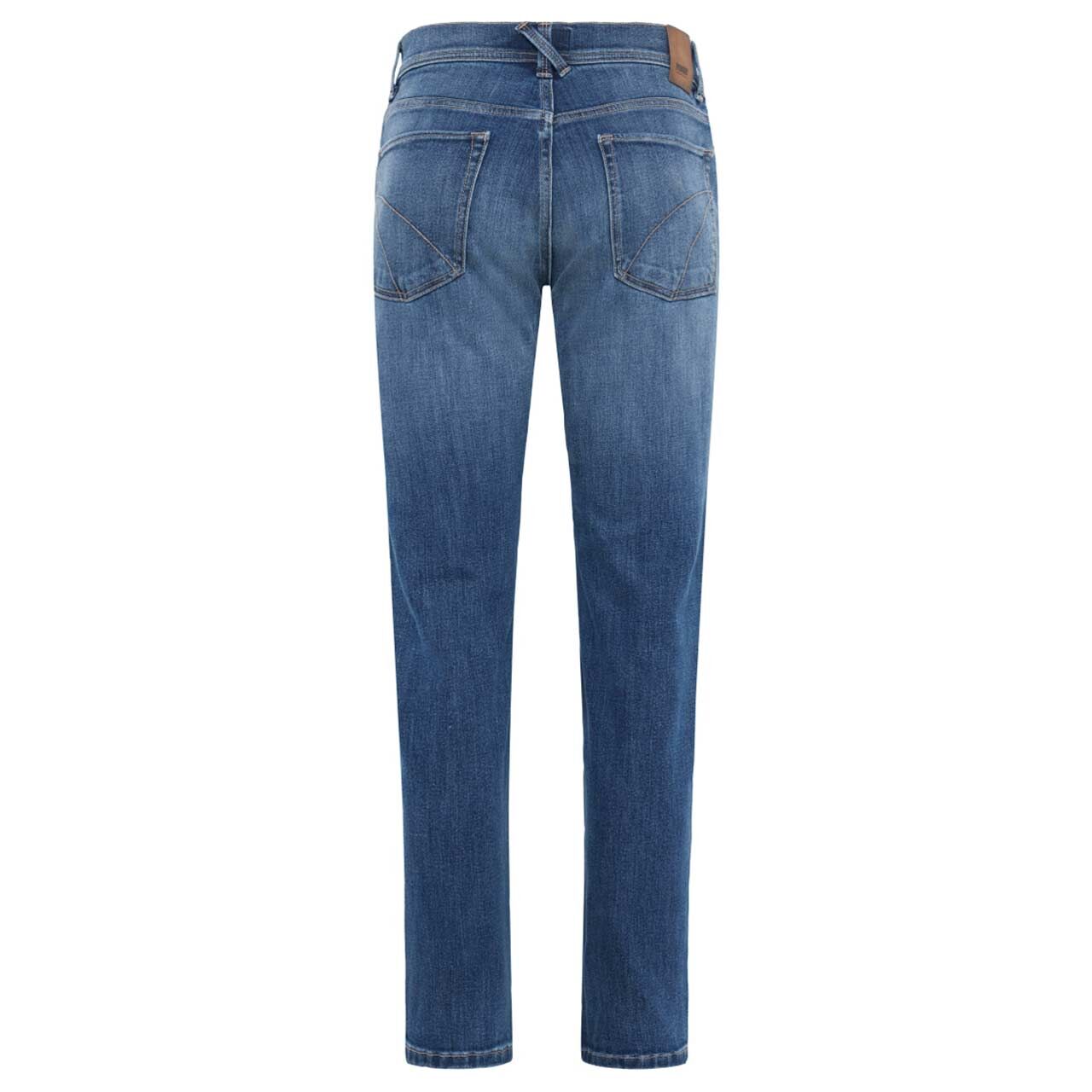 Stretch Herrenjeans Rando Megaflex in Blau verwaschen von Pioneer, Rückansicht