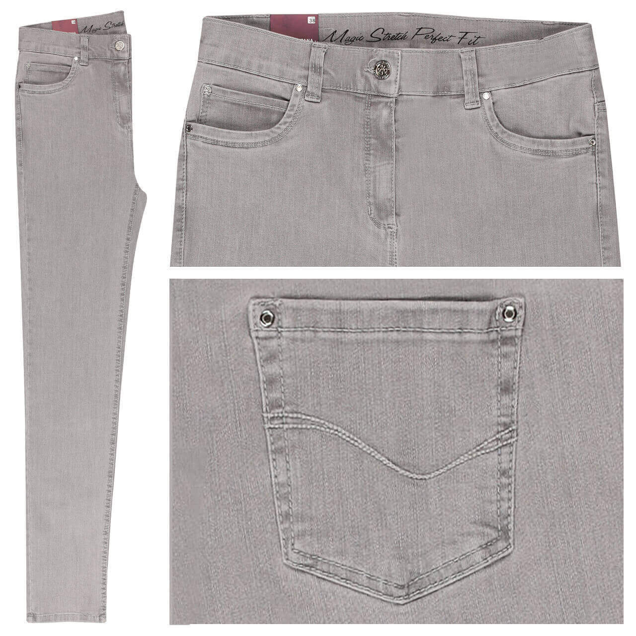 Anna Montana Angelika Röhre Jeans silver Anna Montana Angelika Röhre Jeans silver