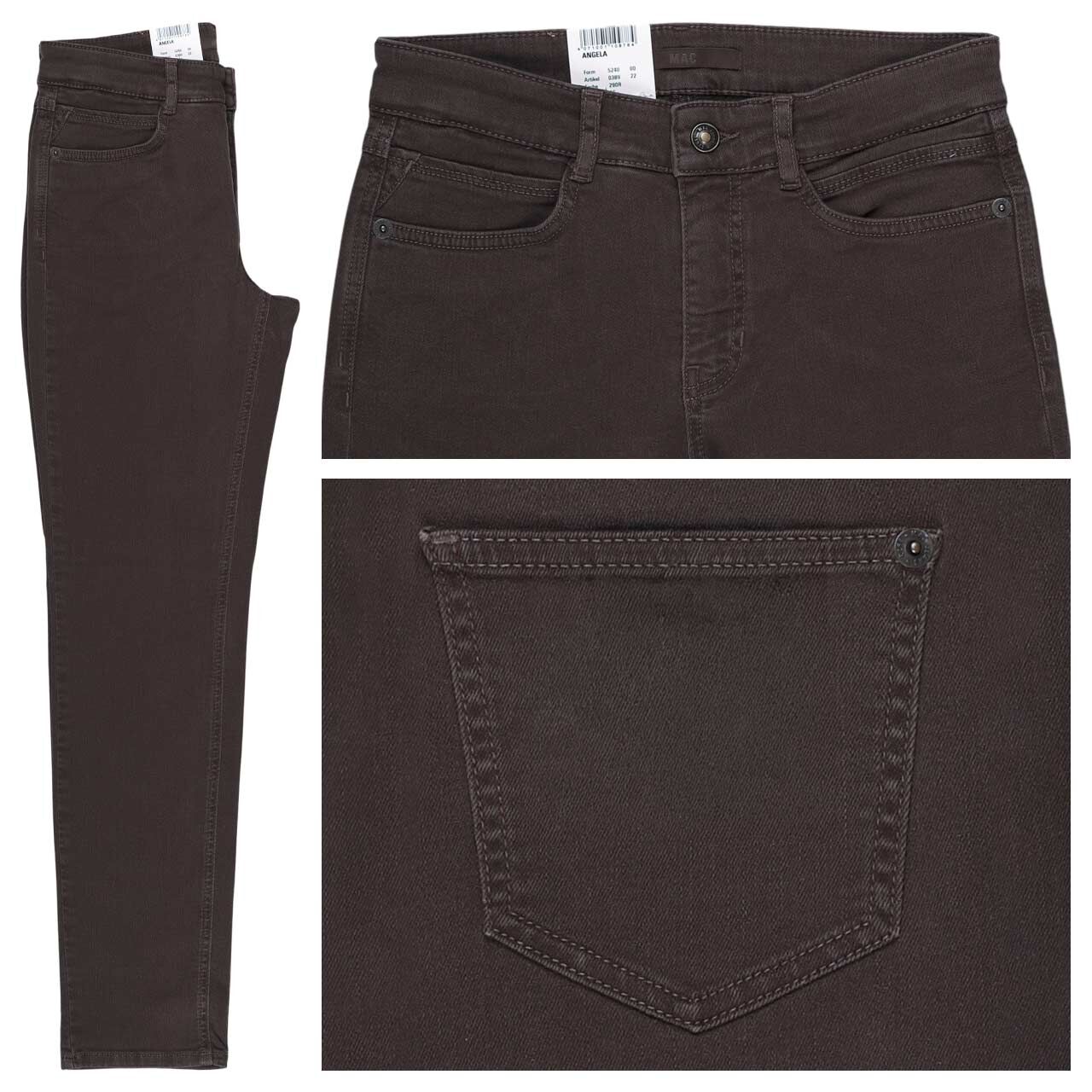 MAC Angela Jeans deep dark brown