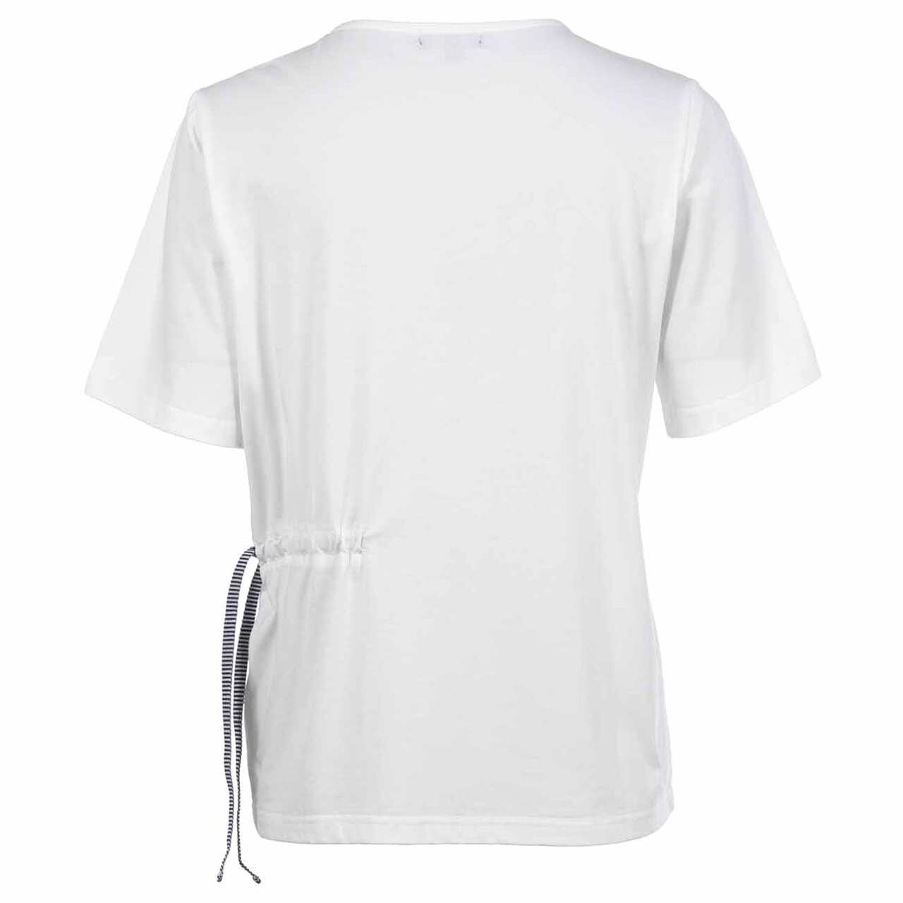 Damen T-Shirt von Soquesto in Cremeweiß mit Print, Rückansicht