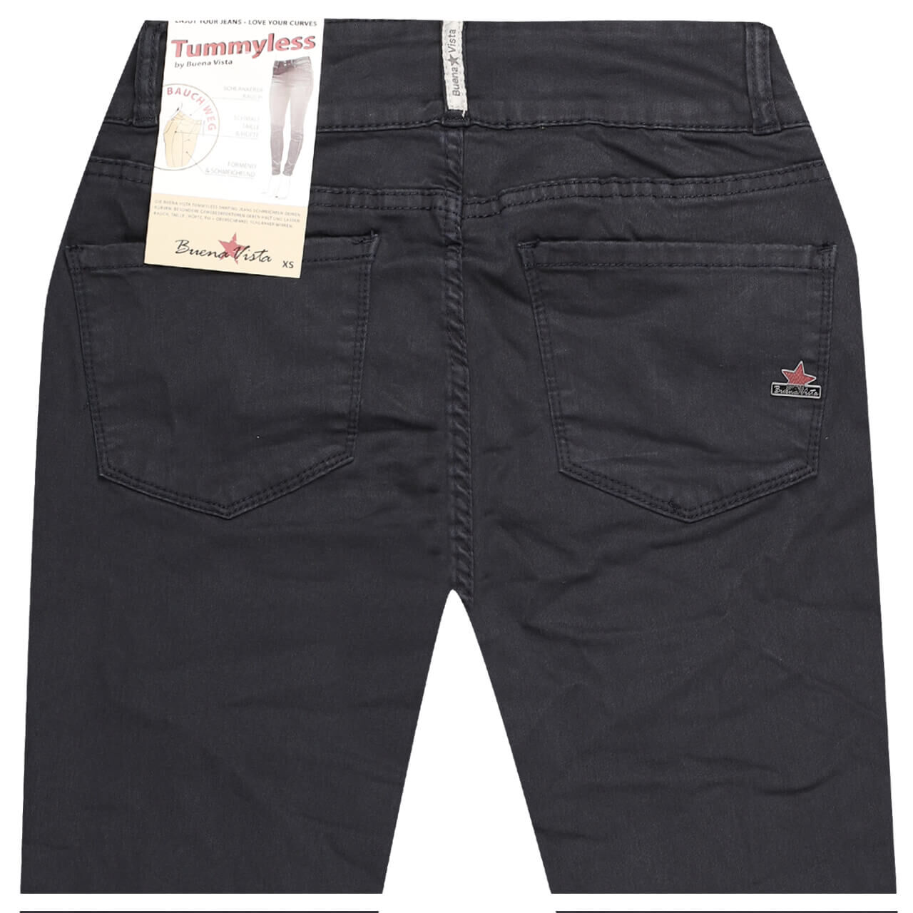 Buena Vista Tummyless Stretch Twill Baumwollhose dark blue