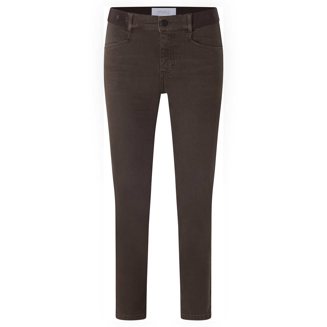 Damen 7/8 Jeans Ornella Sporty von Angels in Dunkelbraun, Vorderansicht