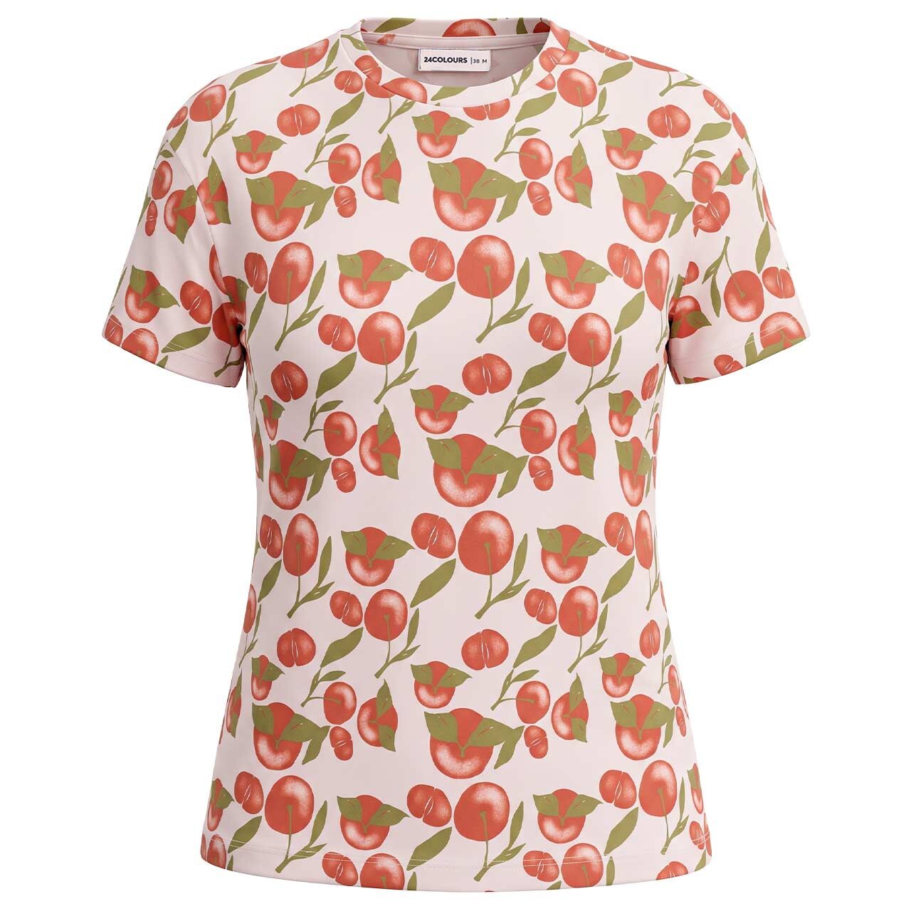 24 Colours Damen T-Shirt orange cherrys