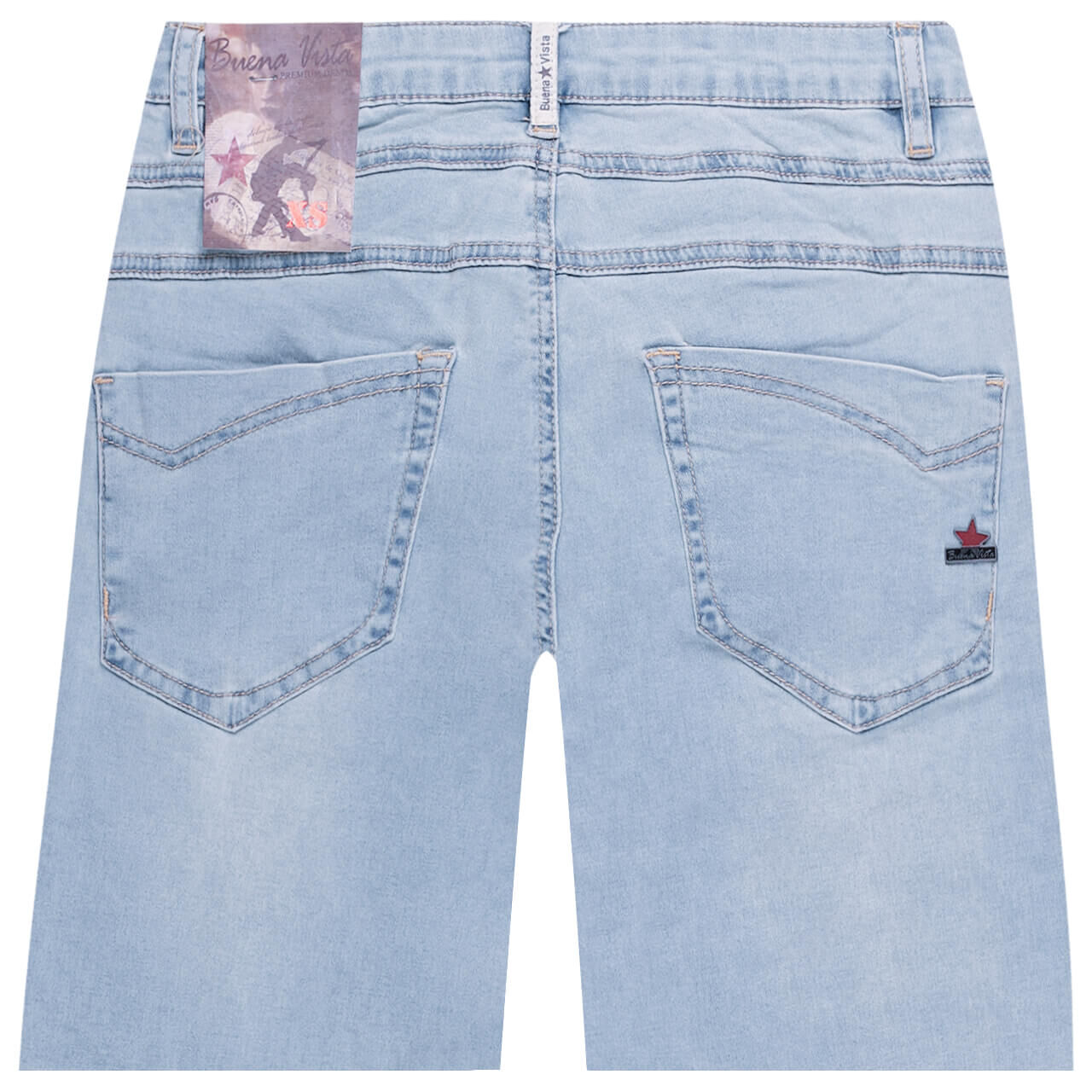 Buena Vista Jeans Florida-B 7/8 Cozy Denim light stone