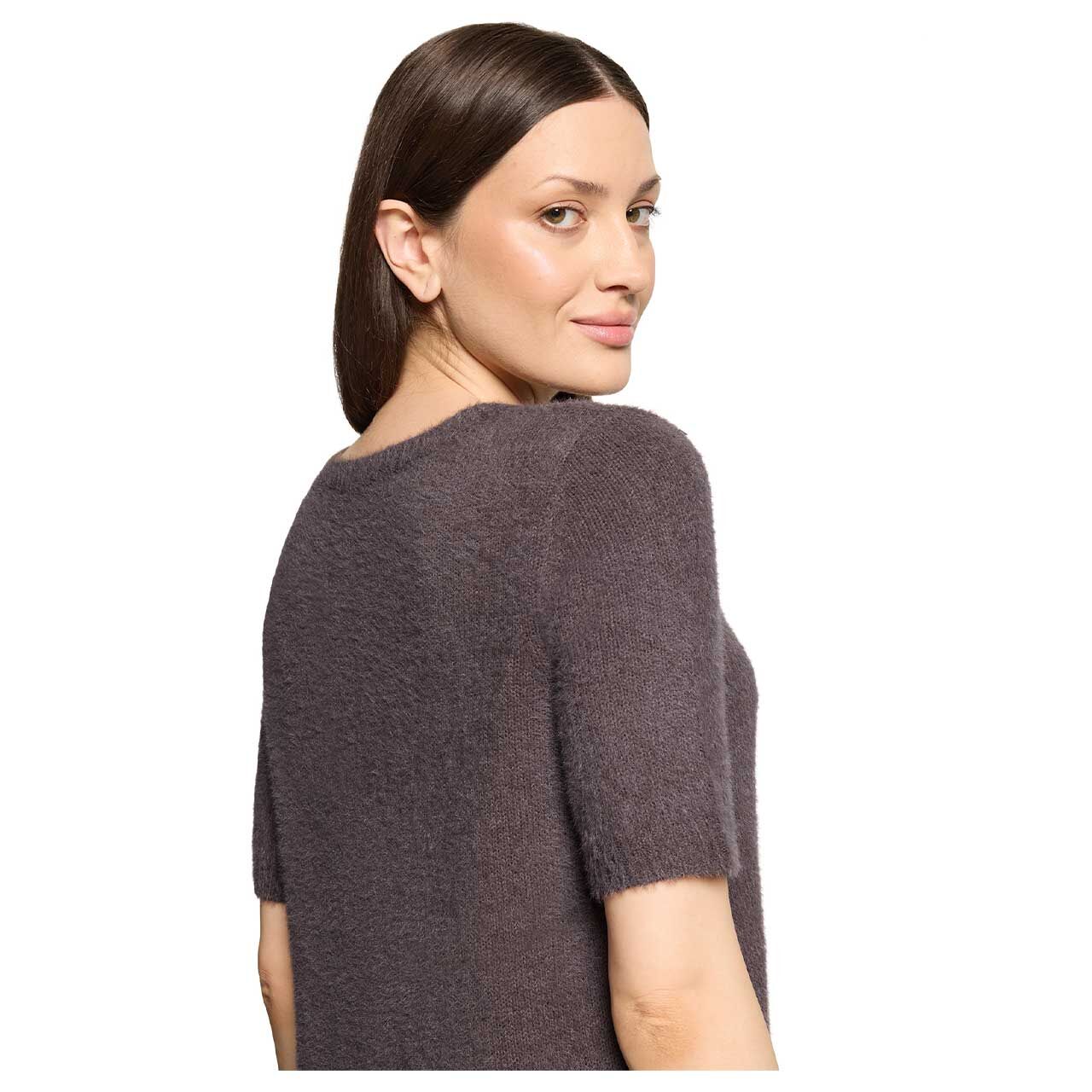 Betty Barclay Damen Kurzarm Pullover nutmeg brown