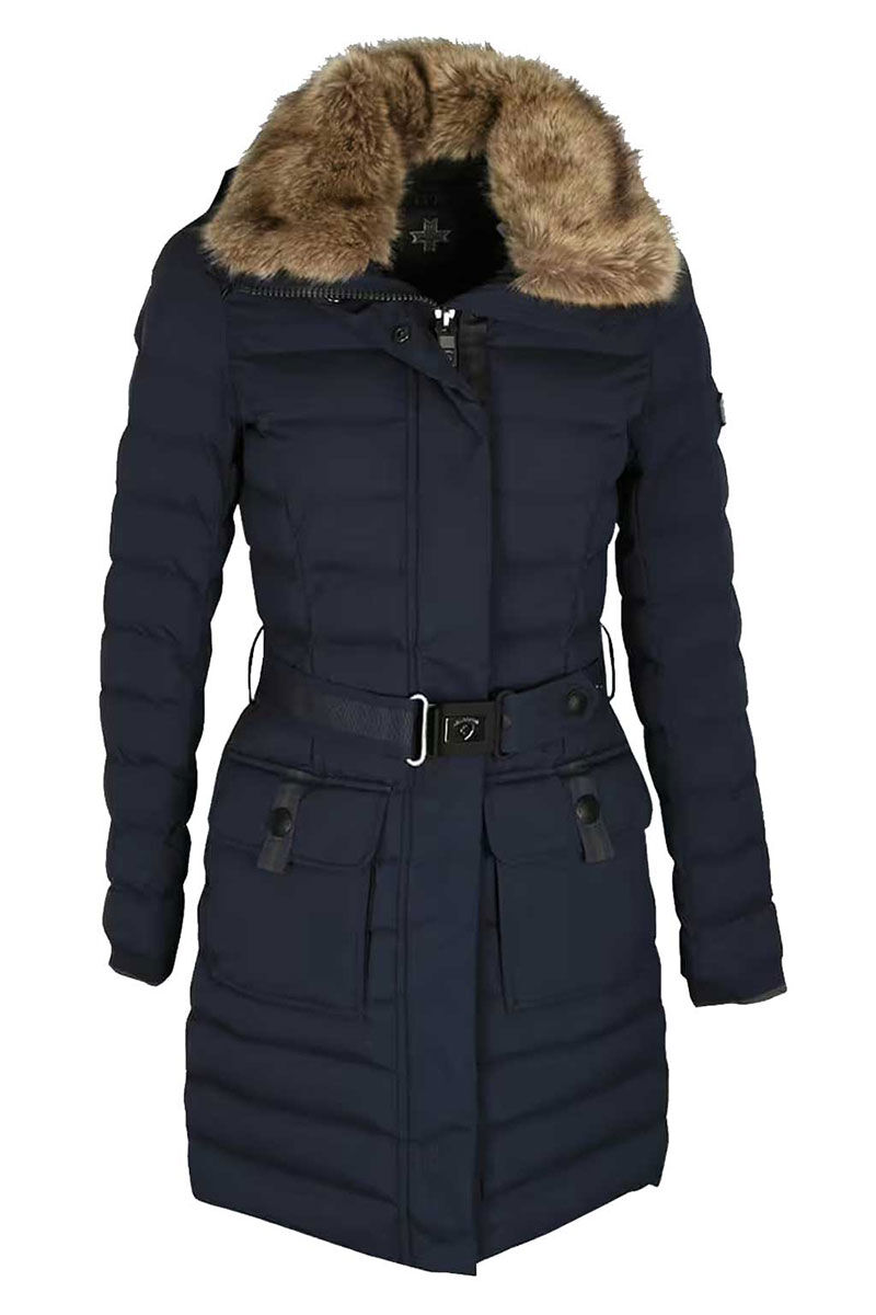 Vorderansicht der Wellensteyn Winterjacke in Schwarz