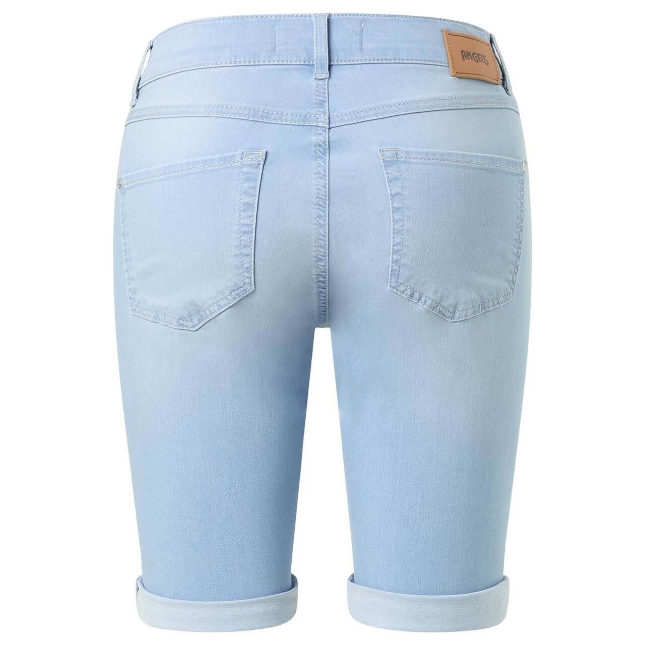 Damen Jeans Bermuda TU von Angels in Hellblau angewaschen, weitere Rückansicht