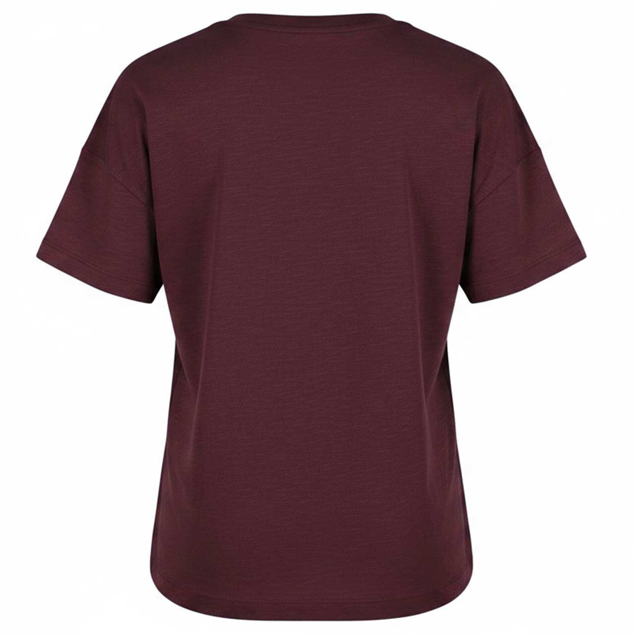 Damen T-Shirt Basic Short von Street One Studio in Lila meliert, Rückansicht