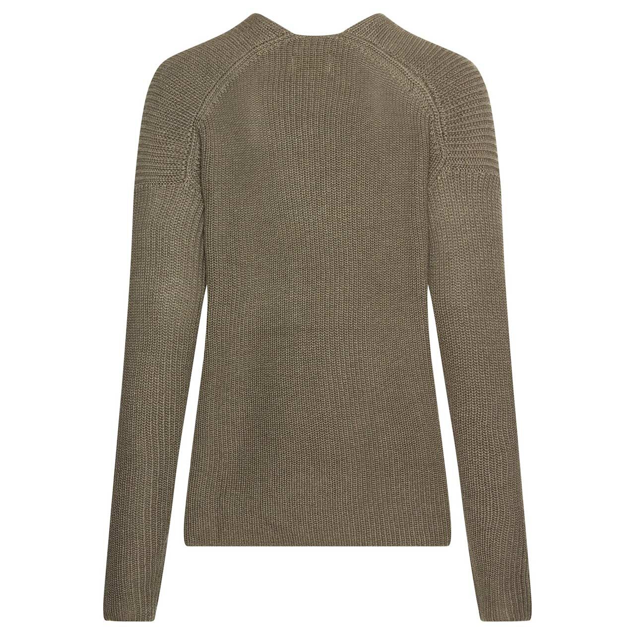 Damen Pullover von Camel active in Dunkelgrün, Rückansicht