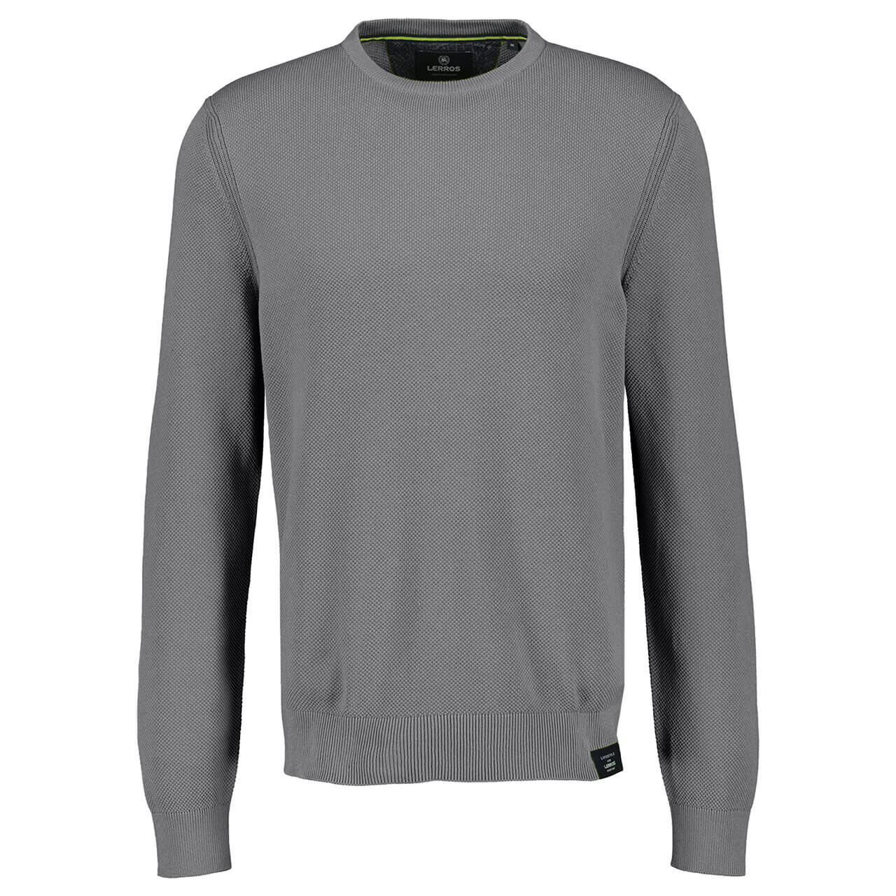 Lerros Herren Pullover ash grey melange