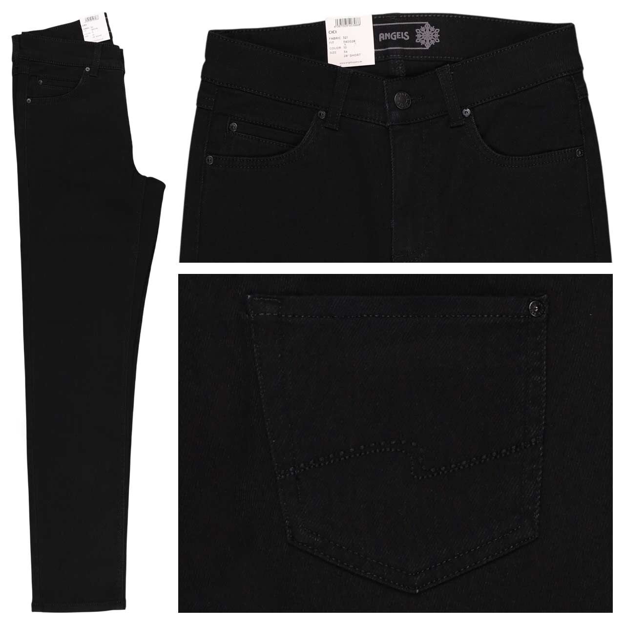Angels Cici Jeans black thermo denim