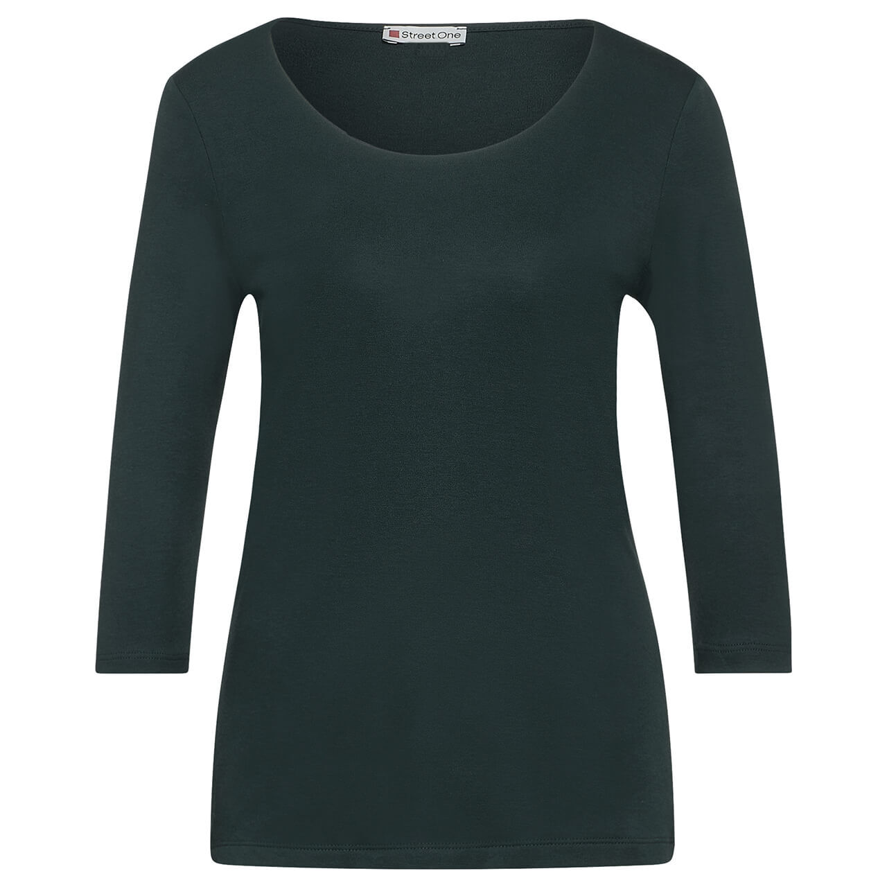 Street One Damen 3/4 Arm Shirt Pania hunter green