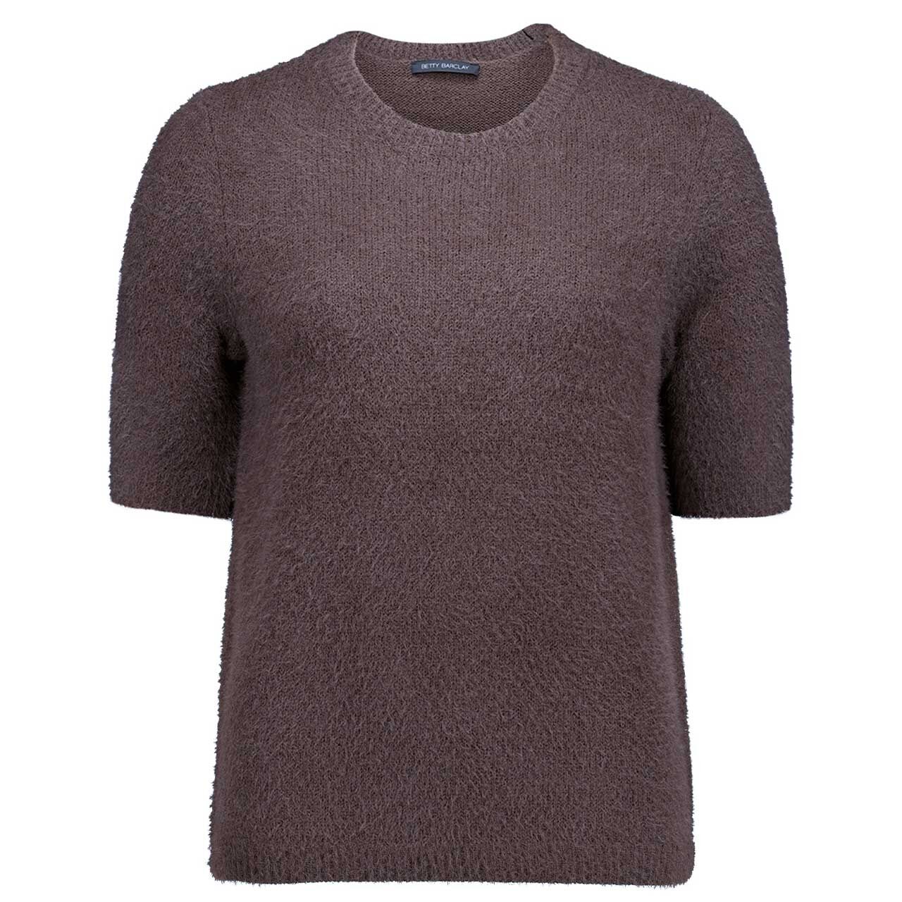 Betty Barclay Damen Kurzarm Pullover nutmeg brown