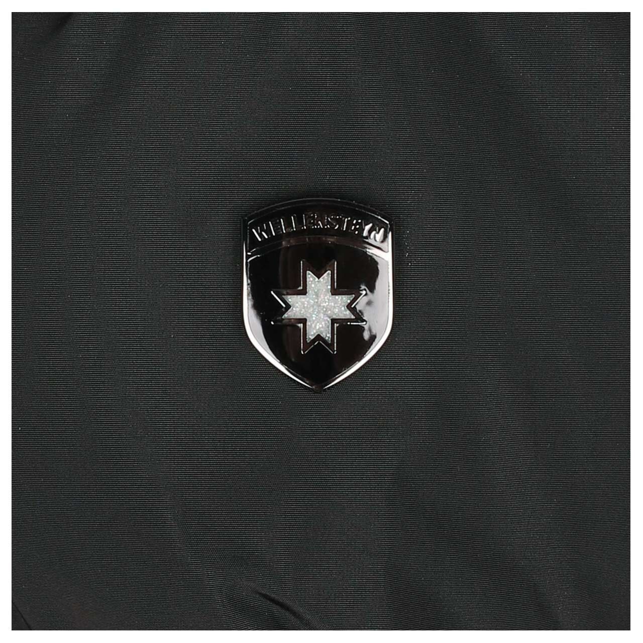 Damen Jacke Belvitini Short von Wellensteyn in Schwarz, Detailansicht Logo