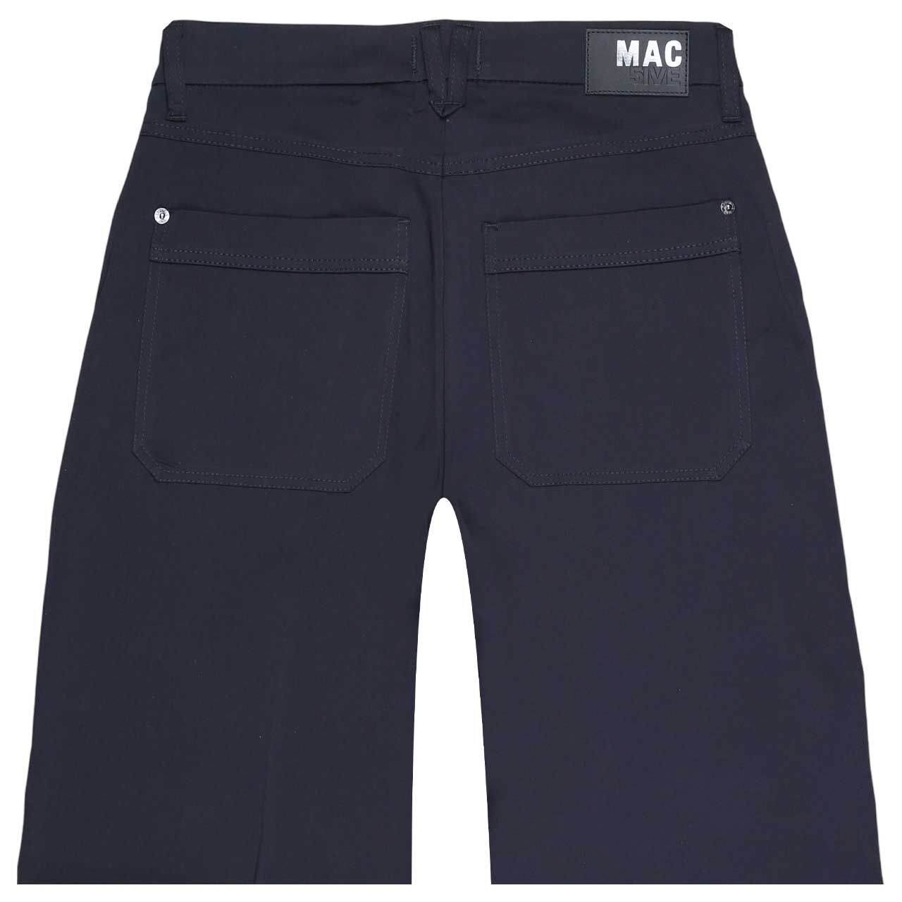 Stretch Damenhose Wenya von MAC in Dunkelblau, detaillierte Rückansicht