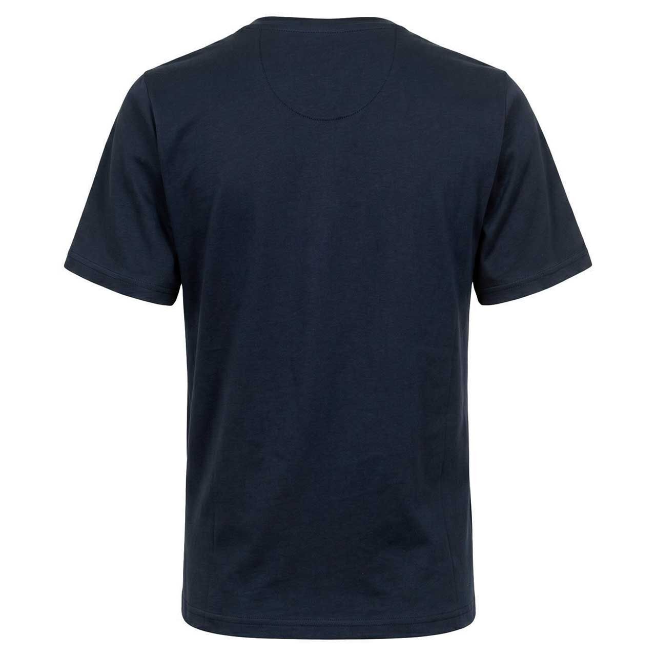 Damen T-Shirt von Soquesto in Dunkelblau mit Print, Rückansicht
