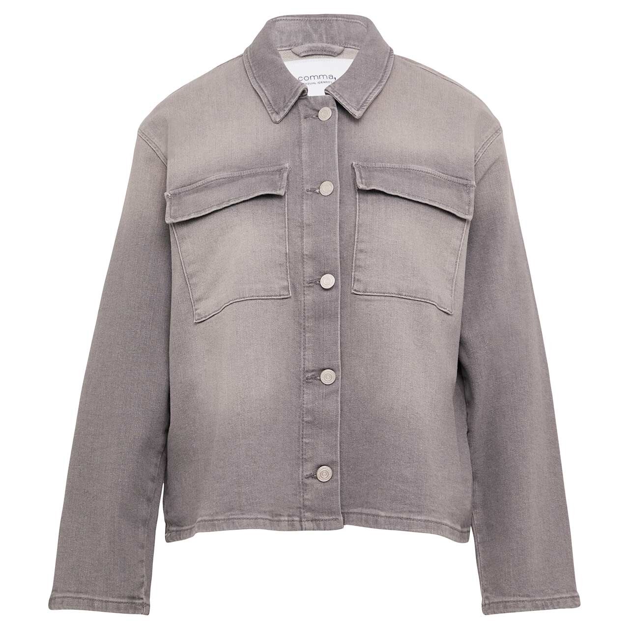 Comma Damen Jeansjacke grey black denim Comma Damen Jeansjacke grey black denim