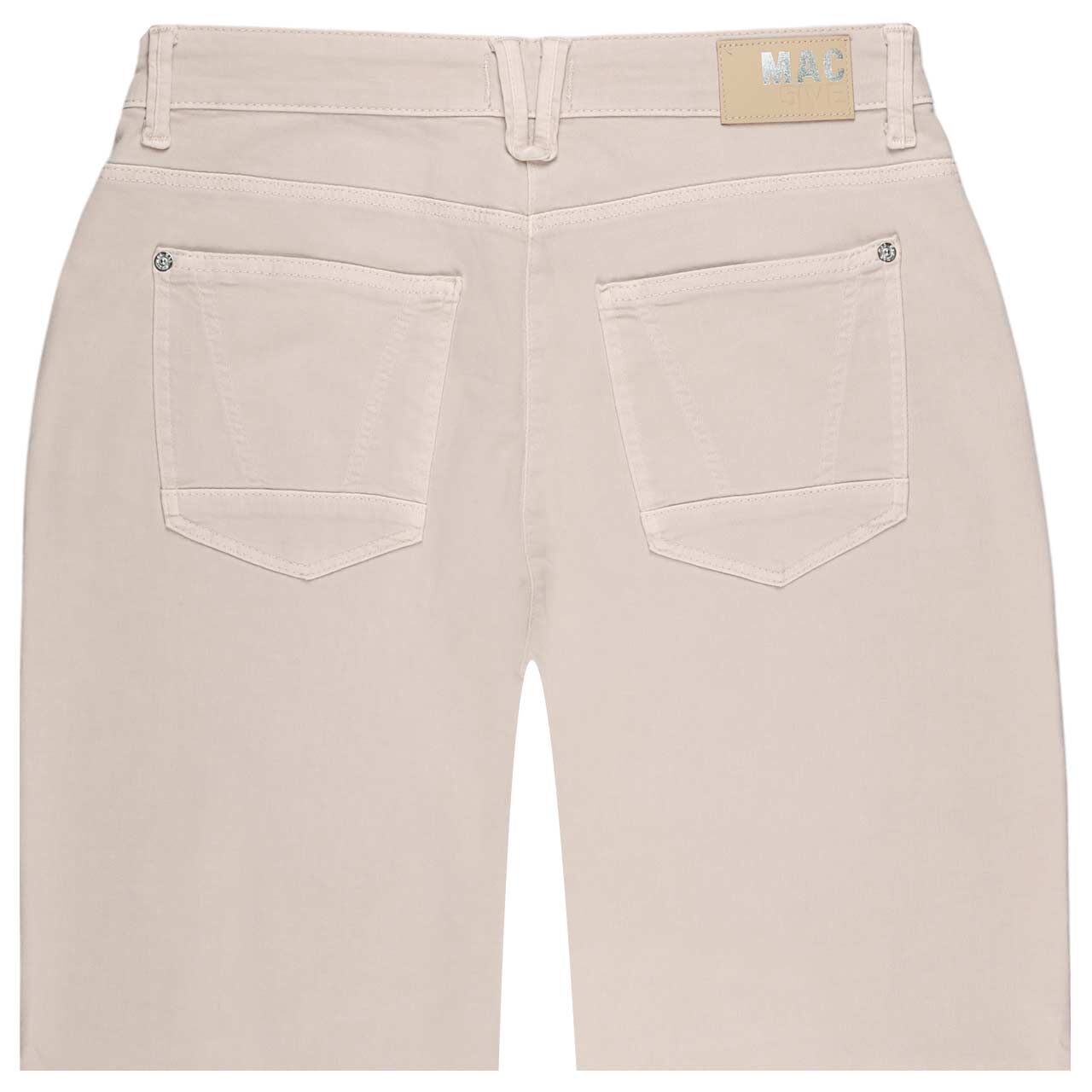 Damen Ankle Jeans Danni 2.3 von MAC in Beige, detaillierte Rückansicht
