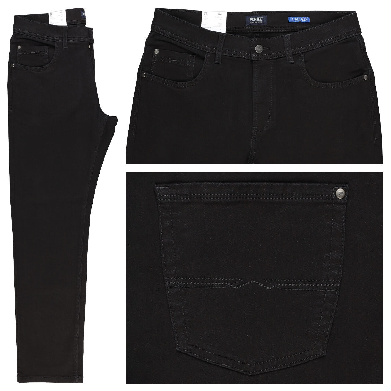 Pioneer Rando Jeans Megaflex black thermo