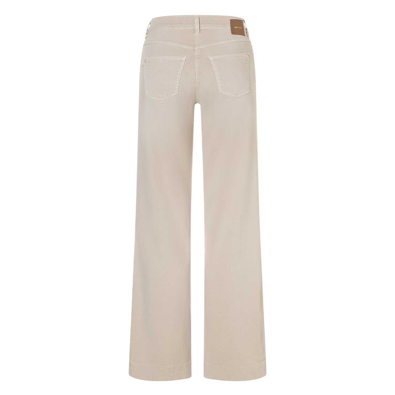Damenjeans Dream Wide von MAC in Beige, Rückansicht