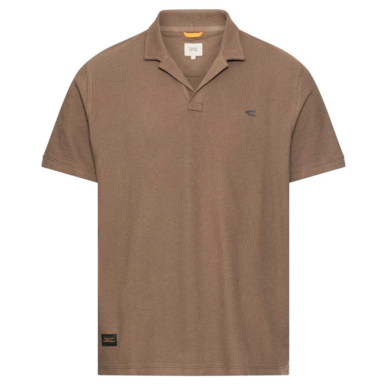 Camel active Herren Poloshirt mud brown