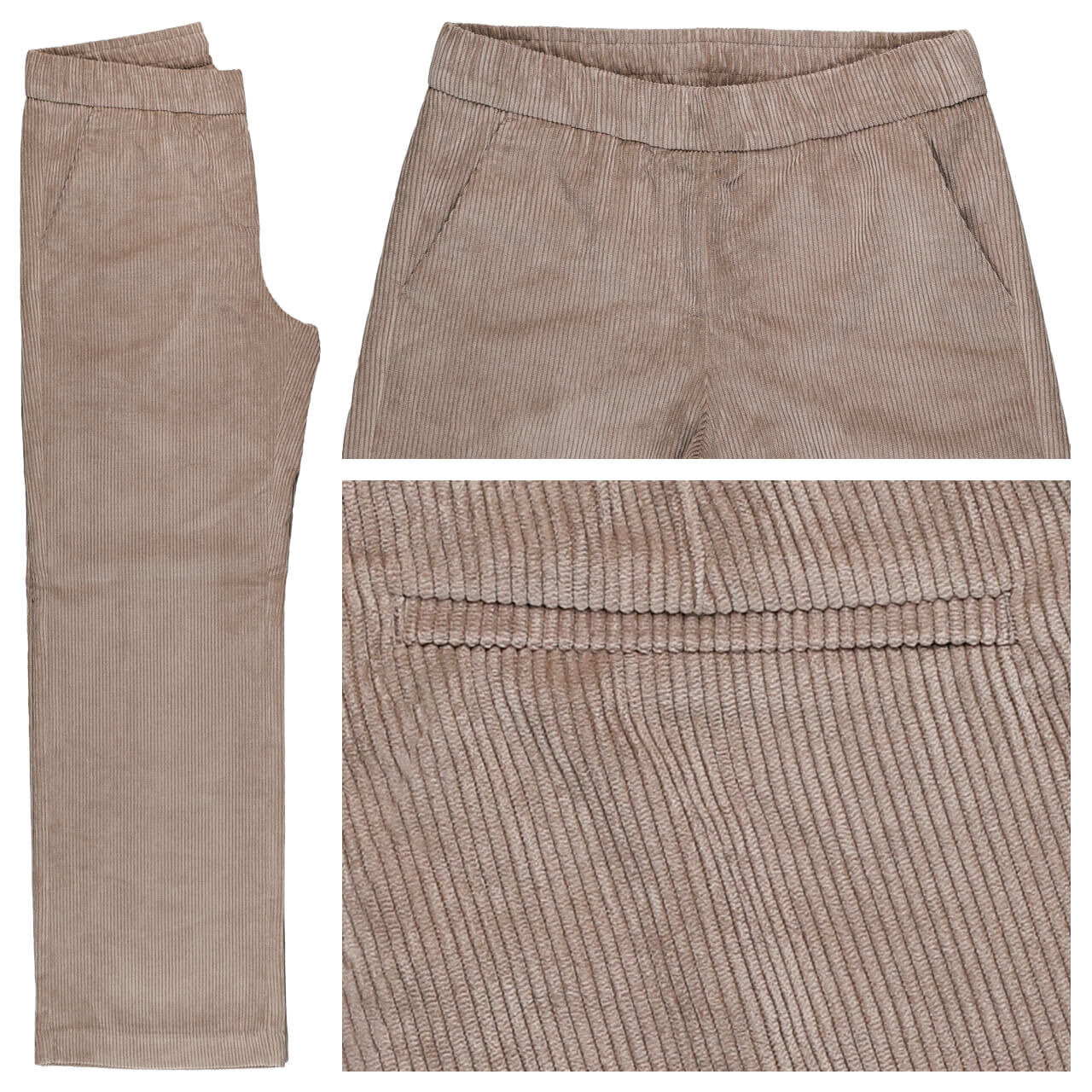 MAC Chiara Cordhose light brown