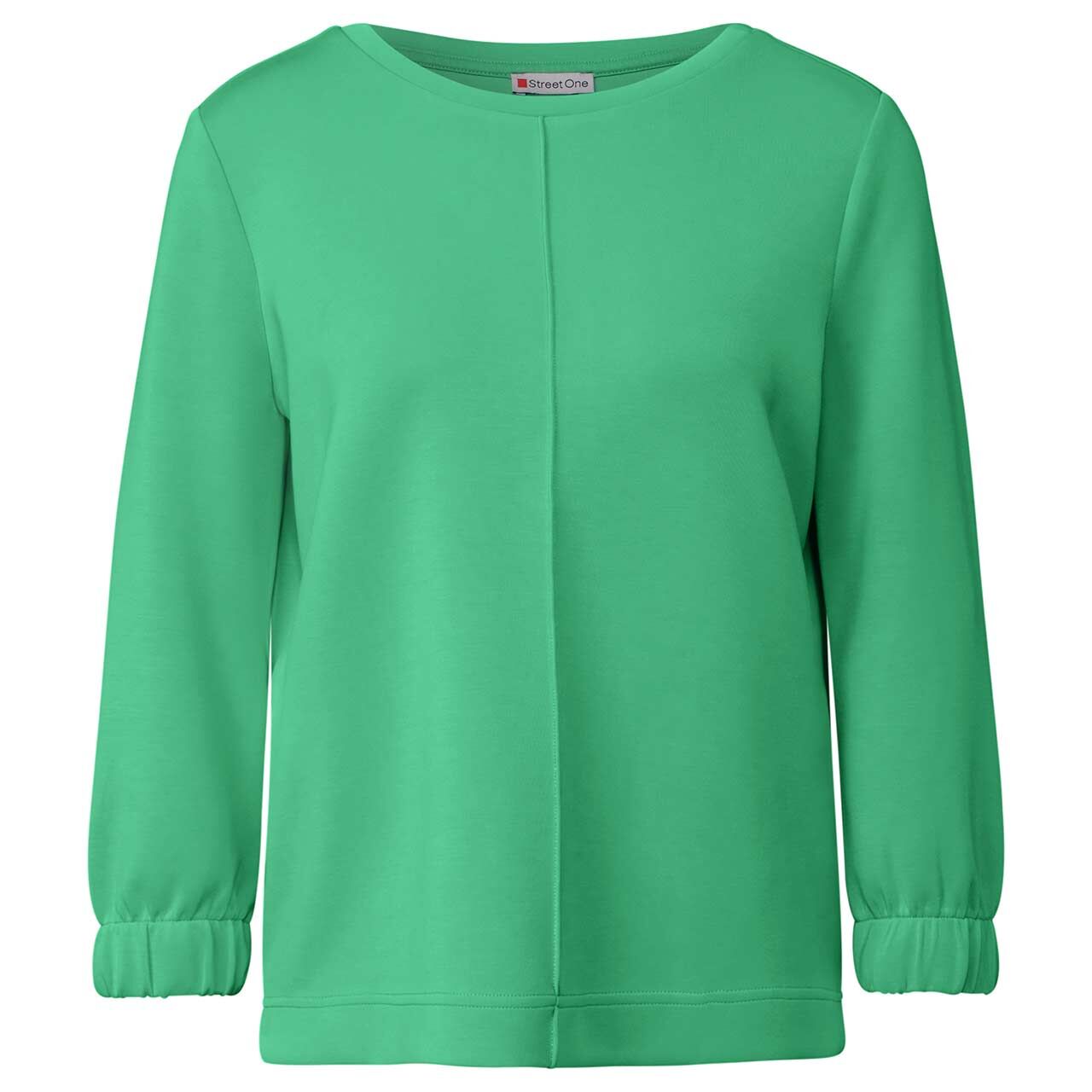 Street One Damen 3/4 Arm Shirt Silk Look tendril green Street One Damen 3/4 Arm Shirt Silk Look tendril green