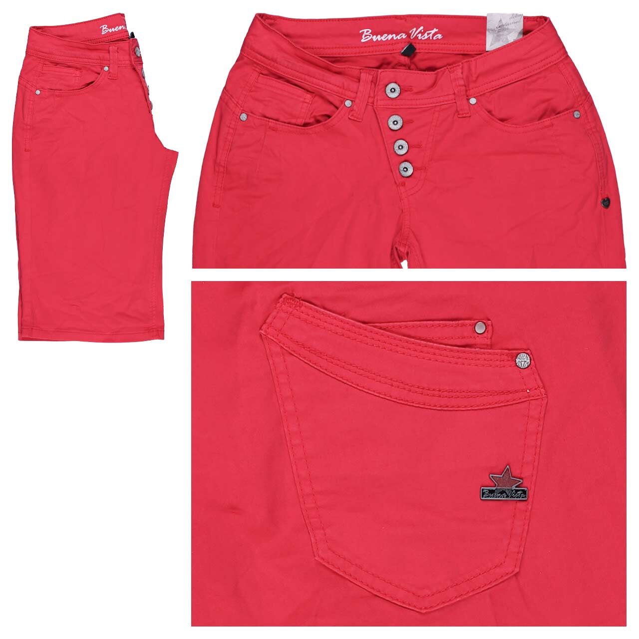 Buena Vista Malibu-Short Stretch Twill Baumwollhose watermelon