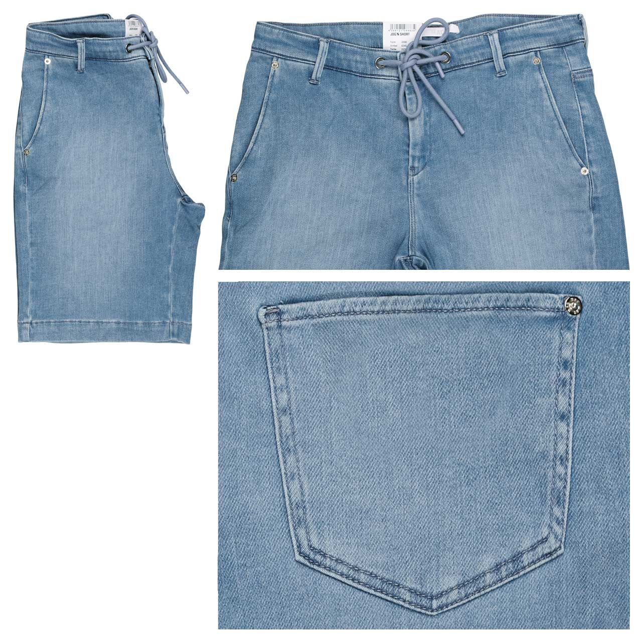 MAC Jogn Short Jeans Shorts stormy fancy blue