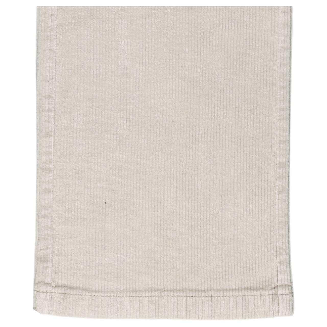 Damen Cordhose Wide Leg Corduroy von Buena Vista in Hellbeige, Detailansicht Saum