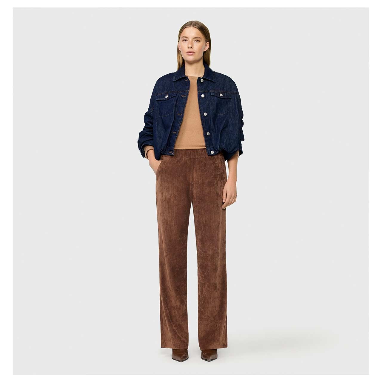 MAC Chiara Cordhose bison brown