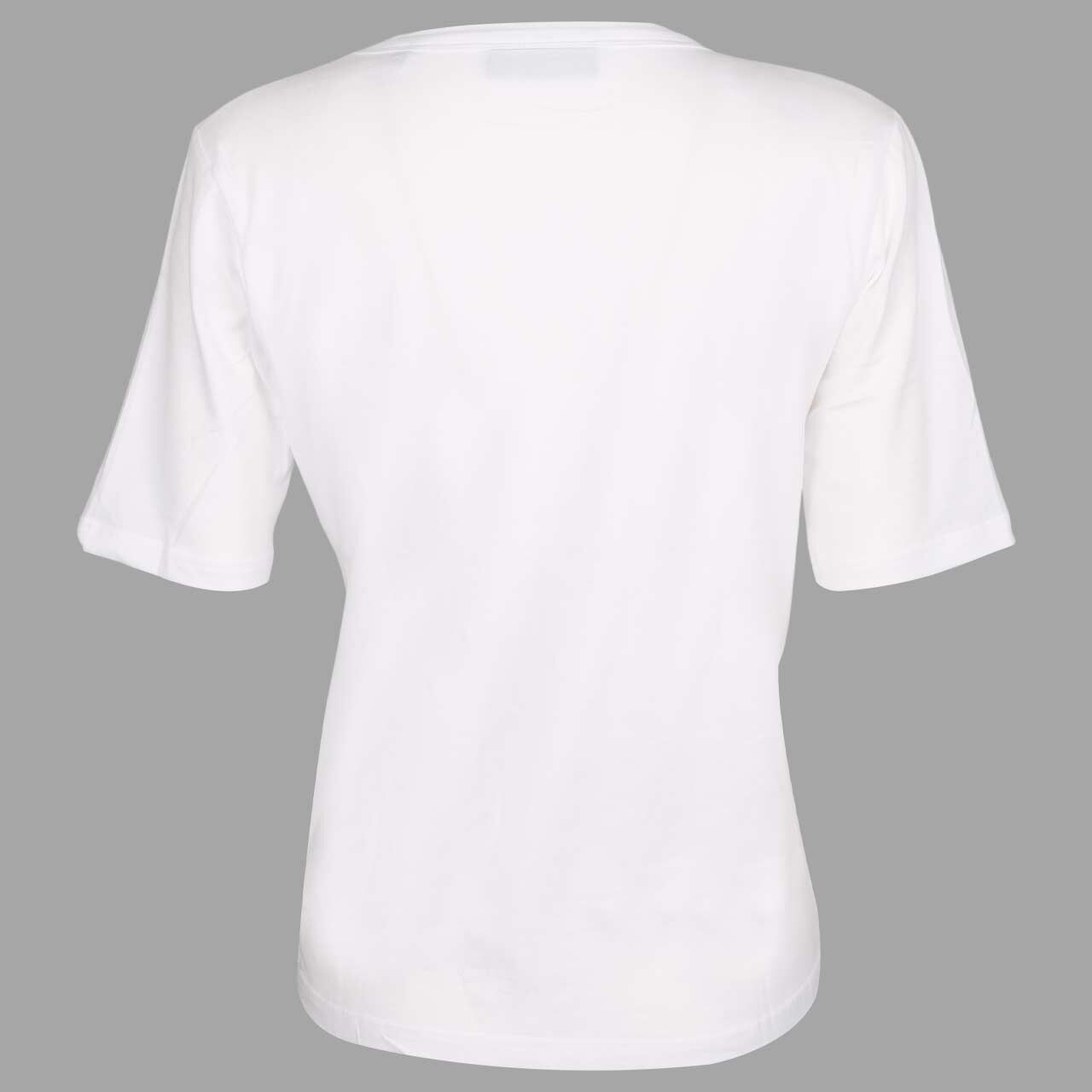 Damen T-Shirt Siva von Elbsand in Weiß mit Print, Rückansicht