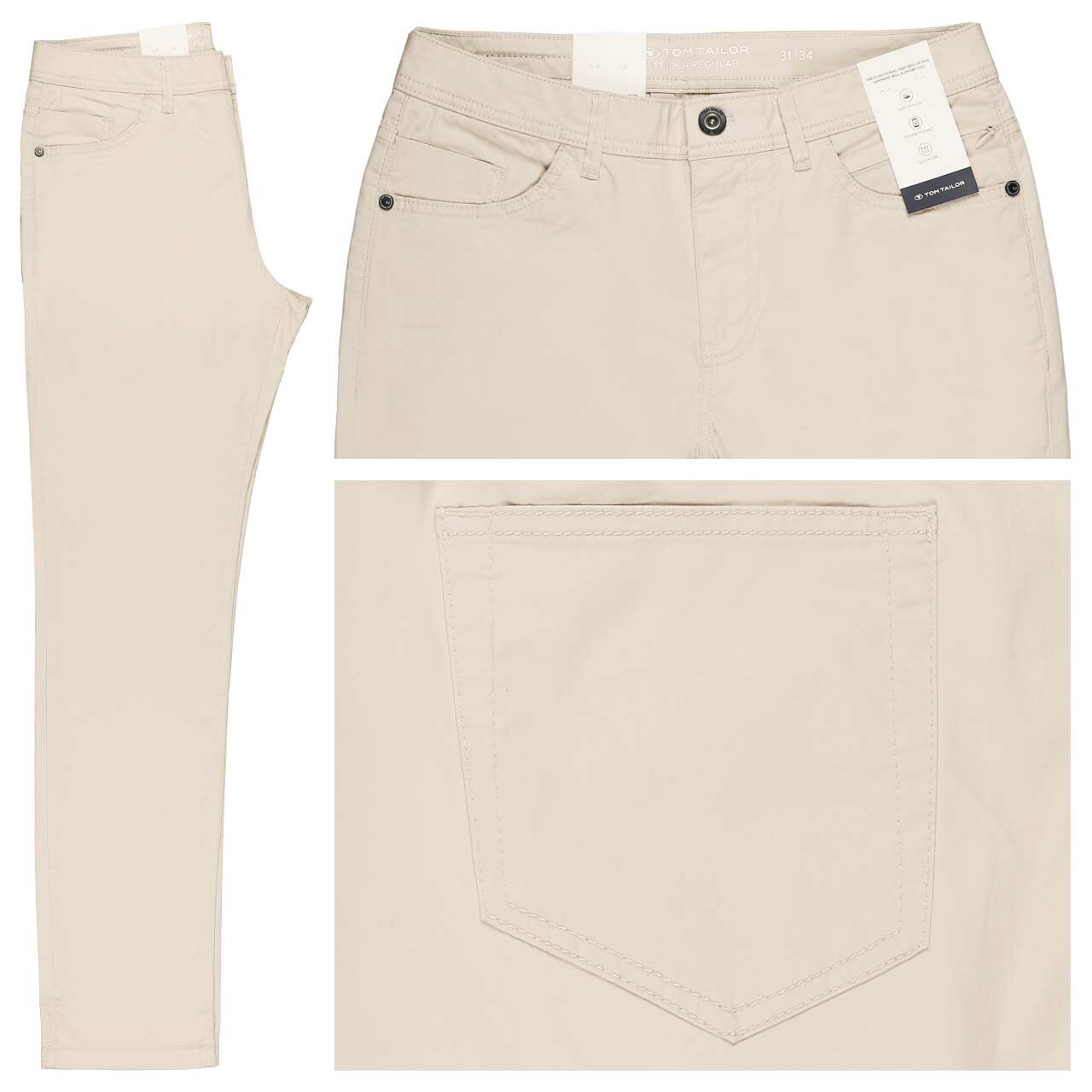 Tom Tailor Josh Baumwollhose light cashew beige Tom Tailor Josh Baumwollhose light cashew beige