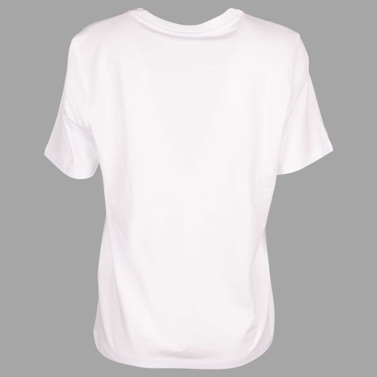 Damen T-Shirt von Comma in Weiß mit Print, Rückansicht